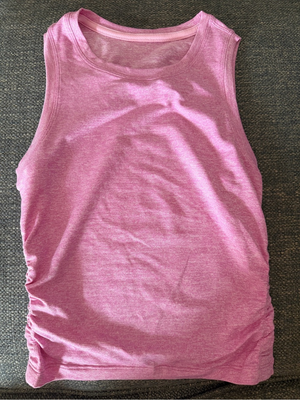 lululemon athletica Heathered Pink Muscle Tank